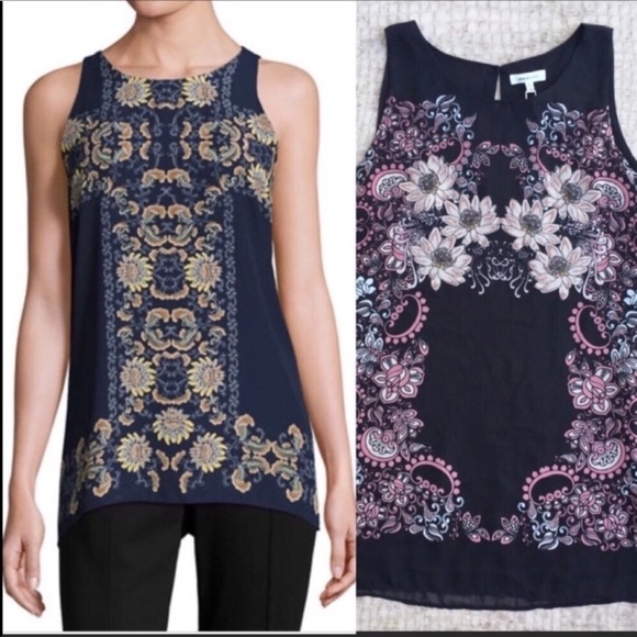 Max Studio Tops - Max Studio Trapeze Floral Top NWT